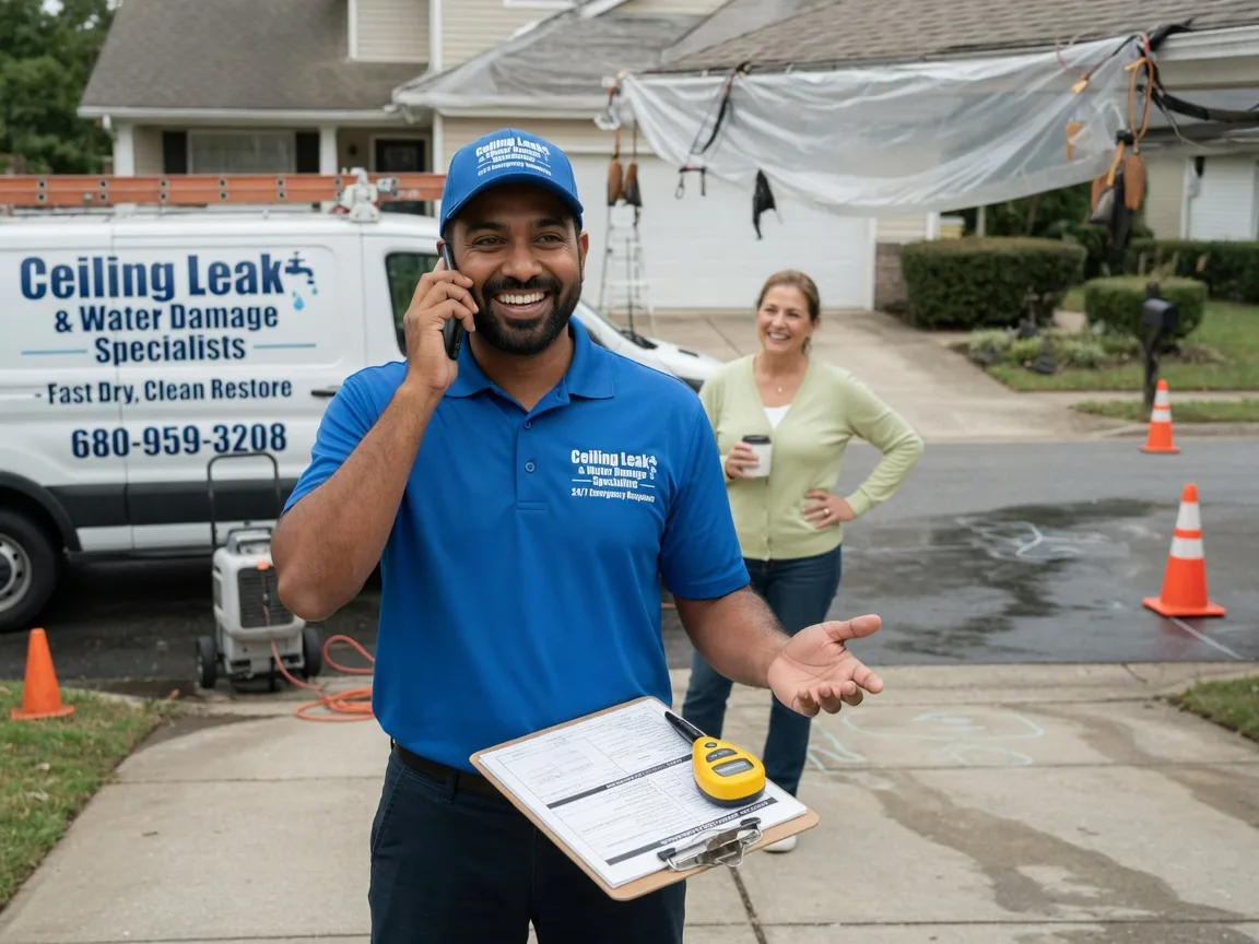 Ceiling Leak Cleanup Whittier, NC FAQs
